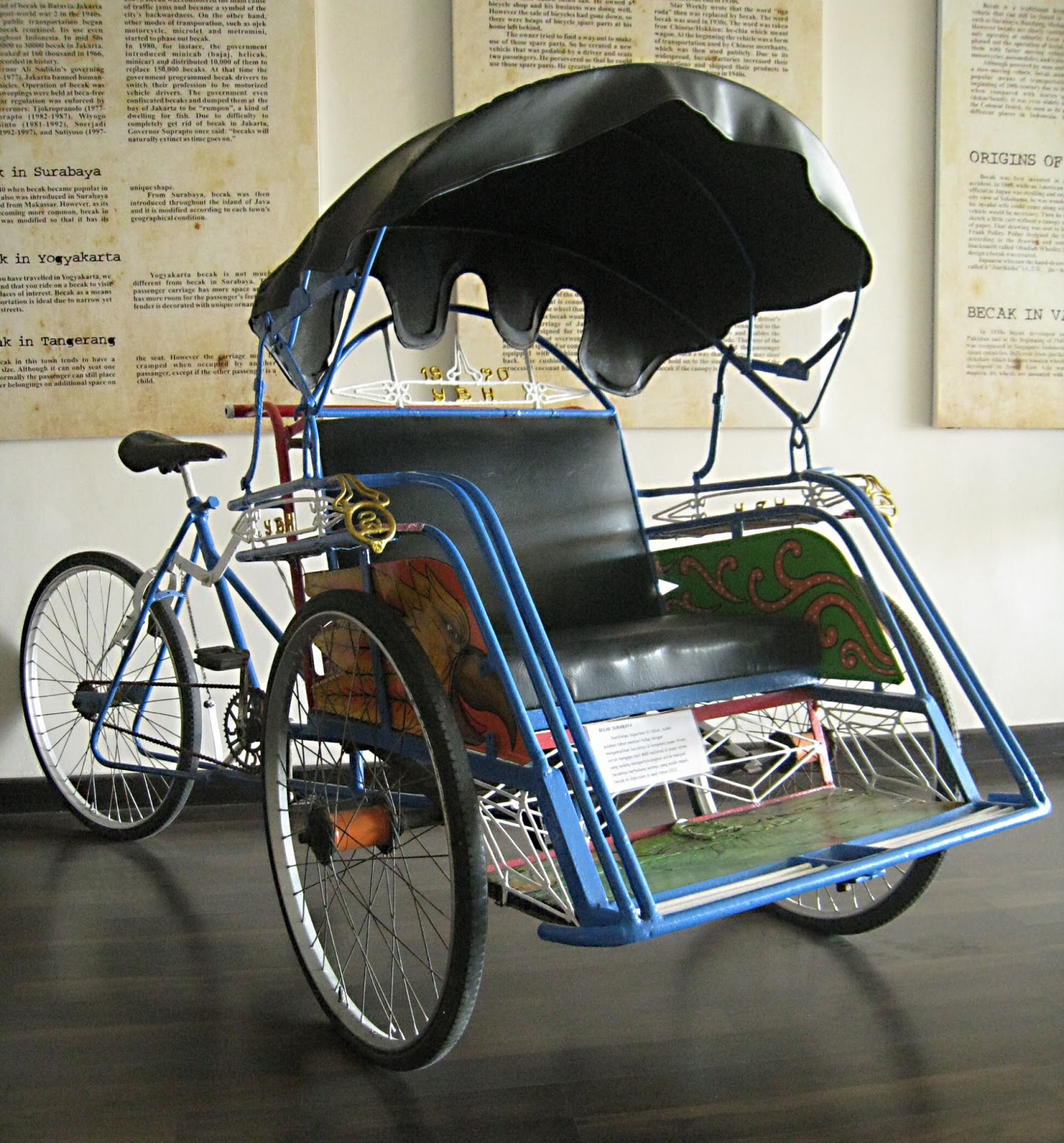 MUSEUM BECAK DI INDONESIA